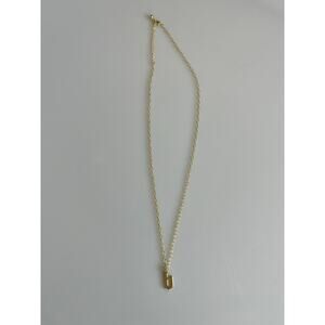Uncommon James by Kristin Cavallari Gothic Initial Necklace "b" in Gold 10"